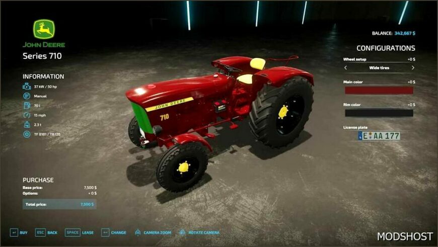 FS22 John Deere Tractor Mod: 710 Rust Edition (Featured)