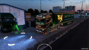 ETS2 DAF Truck Mod: EVO Wing V12 + Trailer 1.51 (Image #2)