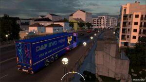 ETS2 DAF Truck Mod: EVO Wing V12 + Trailer 1.51 (Image #7)