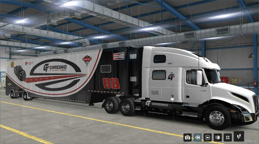 ATS Skin Mod: Grassmid Transportation INC (Featured)