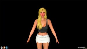 GTA 5 Player Mod: Sabrina Hair for MP Female (Image #2)