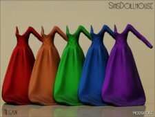 Sims 4 Dress Clothes Mod: Megan Dress (Featured)