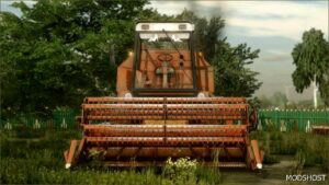 FS22 Bizon Combine Mod: FMZ Bizon Rekord Z-058/1 V1.4 (Featured)