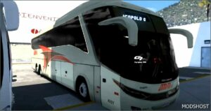 ETS2 Marcopolo Bus Mod: G7 Facelitf 6×2 1.51 (Featured)