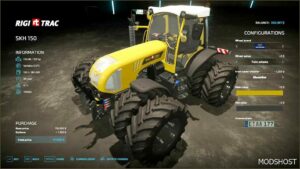 FS22 Tractor Mod: Rigitrac SKH150 Rust Edition (Image #2)