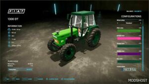 FS22 Fiat Tractor Mod: 1300DT Rust Edition (Image #2)