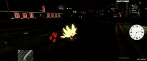 GTA 5 Player Mod: Shadow The Hedgehog (2006) V2.0 (Image #4)