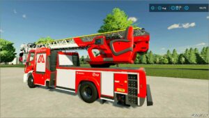 FS22 Iveco Vehicle Mod: Eurocargo FF160 Magirus DLK M32L-As (Featured)