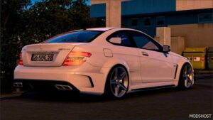 ETS2 Mercedes-Benz Car Mod: Mercedes Benz C63 Couple 1.51 (Featured)