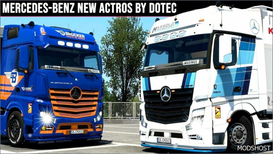 ETS2 Mercedes-Benz Truck Mod: NEW Actros 1.51 (Featured)