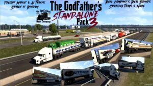 ATS Standalone Mod: The Godfather’s Standalone Tarffic Pack 3 (Featured)