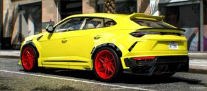 GTA 5 Lamborghini Vehicle Mod: Urus Liberty Walk (Image #2)