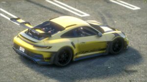 GTA 5 Porsche Vehicle Mod: 992 GT3 RS Debagged (Image #2)