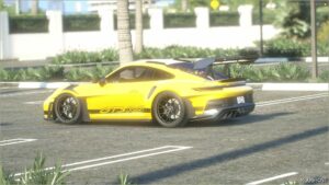 GTA 5 Porsche Vehicle Mod: 992 GT3 RS Debagged (Image #3)