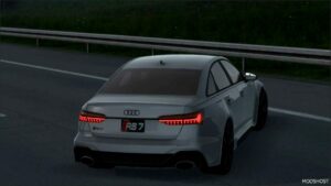 ETS2 Audi Car Mod: RS6 Sedan C8 2023 1.51 (Image #2)