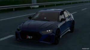 ETS2 Audi Car Mod: RS6 Sedan C8 2023 1.51 (Image #3)