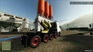 FS22 Volvo Truck Mod: FH16 5 Axles with Effer Crane (Image #5)