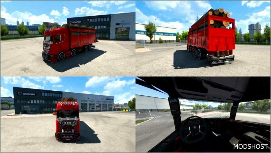 ETS2 Scania Truck Mod: S 8×2 by Finion (Kirkayak) 1.51 (Featured)