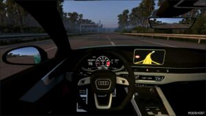 ETS2 Audi Car Mod: RS5 Coupe 2024 V1.2 1.51 (Image #3)