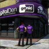 GTA 5 Player Mod: Digital DEN Clothing for MP Male / Female (Featured)