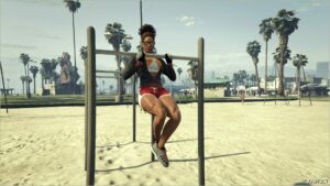 GTA 5 Player Mod: Better Muscle Female (Image #5)