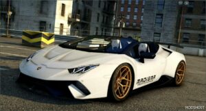 GTA 5 Lamborghini Vehicle Mod: 2016 Lamborghini Huracan Performante Spyder Madisma Performance (Featured)