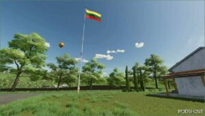 FS22 Flag Placeable Mod: World Country Flag V3.2 (Image #2)