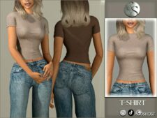 Sims 4 Everyday Clothes Mod: MIA Cotton T-Shirt (Featured)