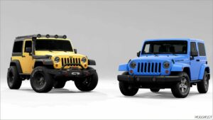 BeamNG Jeep Car Mod: Wrangler 2021 0.32 (Featured)