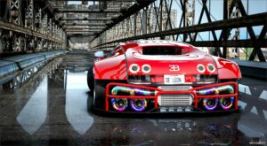 GTA 5 Bugatti Vehicle Mod: Veyron Widebody Twinturbo (Image #2)