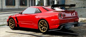 GTA 5 Nissan Vehicle Mod: GT-R34 Avante Design (Image #2)