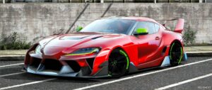 GTA 5 Toyota Vehicle Mod: 2022 Toyota Supra A90 Hycade Widebody (Featured)