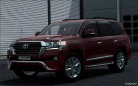 ETS2 Toyota Car Mod: Land Cruiser 200 2012 V1.8 1.51 (Image #3)