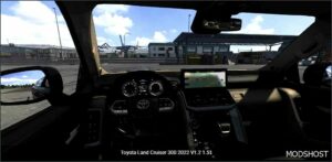 ETS2 Toyota Car Mod: Land Cruiser 300 2022 V1.2 (Image #4)