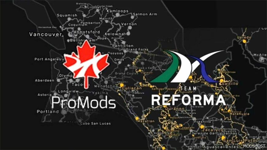 ATS ProMods Mod: Reforma Promods Background FIX V13.151 (Featured)