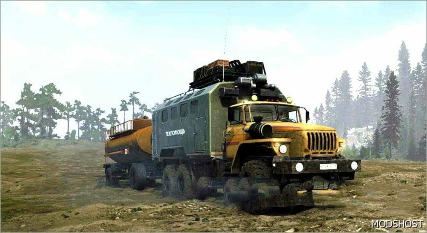 SnowRunner Ural Mod: 4320-19/44202 Ojalaaki Edit Truck (Featured)