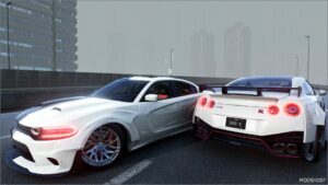 BeamNG Nissan Car Mod: GTR R38 and Dodge Charger Hellcat 0.33 (Image #2)