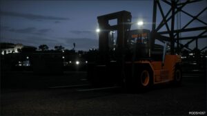 GTA 5 Vehicle Mod: Bollokan Heavy Duty Forklift Add-On (Image #4)