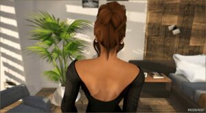 GTA 5 Player Mod: Alycia Hair for MP Female (Image #2)