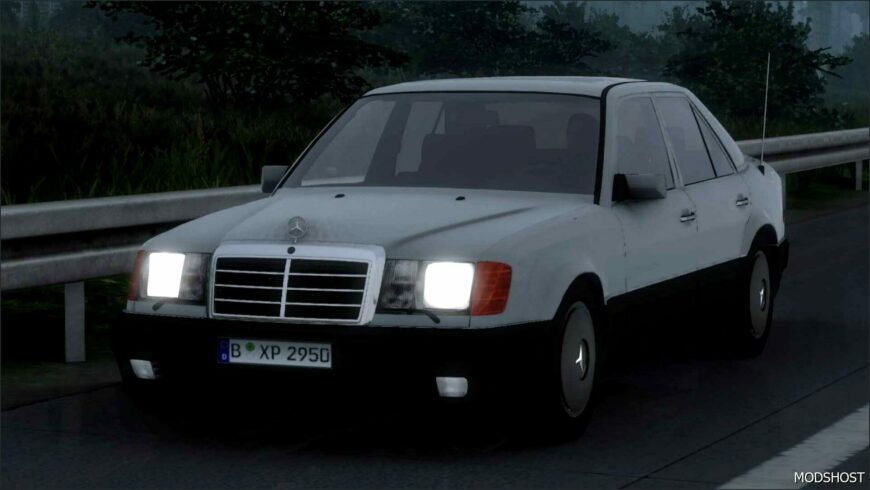 ETS2 Mercedes-Benz Car Mod: W124 V1.4 1.51 (Featured)