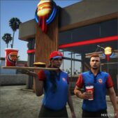 GTA 5 Player Mod: Burger Shot Clothing for MP Male / Female (Image #3)