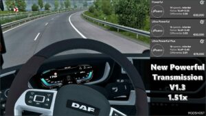 ETS2 Transmissions Part Mod: NEW Powerful Transmissions V1.3 1.51 (Featured)