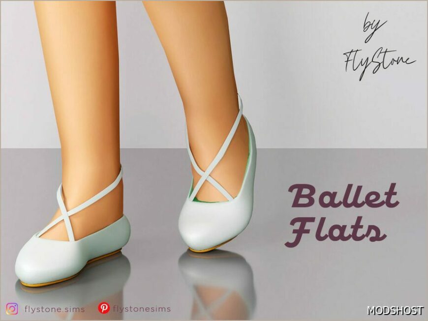 Sims 4 Kid Shoes Mod: Child Ballet Flats (Featured)