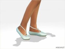 Sims 4 Kid Shoes Mod: Child Ballet Flats (Image #2)