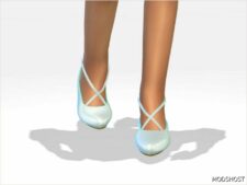 Sims 4 Kid Shoes Mod: Child Ballet Flats (Image #3)