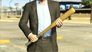 GTA 5 Weapon Mod: Wooden Baseball BAT V1.1 (Image #3)