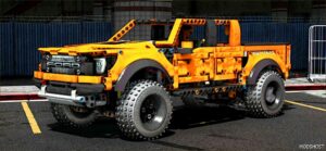 GTA 5 Ford Vehicle Mod: Raptor Lego (Featured)