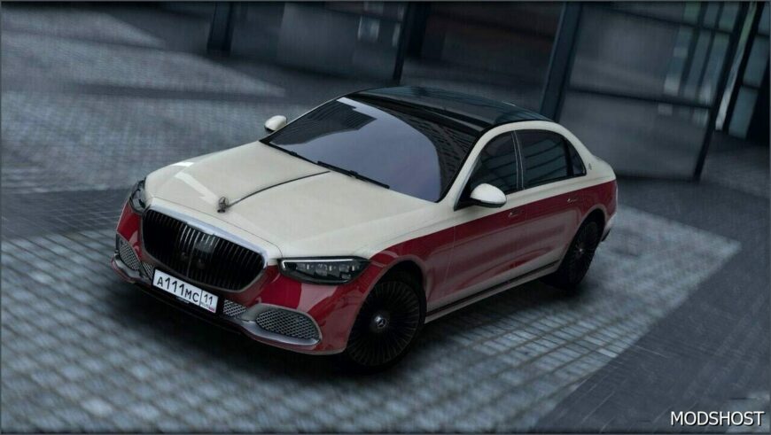 GTA 5 Mercedes-Benz Vehicle Mod: 2022 Mercedes Benz Maybach S Class Add-On | RU Plates | Extras (Featured)