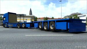 ETS2 Scania Mod: Custom Flatbed Chassis and Trailer Combo for RJL & Next GEN Scania V4.0 1.51 (Image #2)