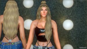 GTA 5 Player Mod: Gabby Hair for MP Female (Image #2)